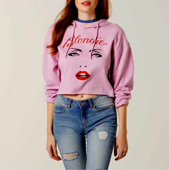 Debbie Harry Blondie Face Crop Top M L XL NWT - Picture 2 of 4